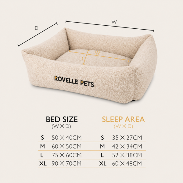 Boucle Box Bed - Ivory