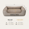 Harvard Memory Foam Box Bed - Pearl Grey